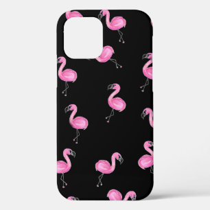 Case-Mate iPhone Case flamants roses sur noir