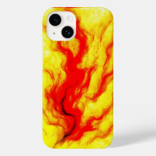 Coque Pour iPhone 14 Flame - Abstrait Incendie