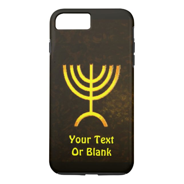 Coques Case-Mate iPhone Flamme de Menorah (Dos)