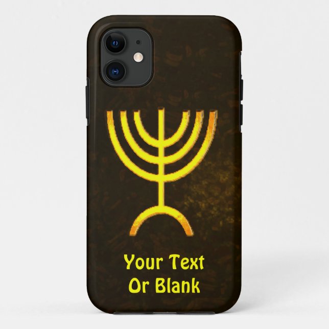 Coques Case-Mate iPhone Flamme de Menorah (Dos)