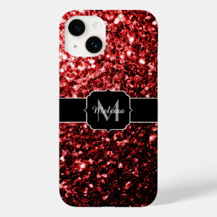 Coques Pour iPhone Flamme rouge foncé Parties scintillant scintille G