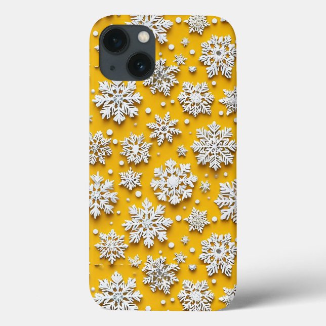 Coques Case-Mate iPhone Flammes de neige 3d (Verso)
