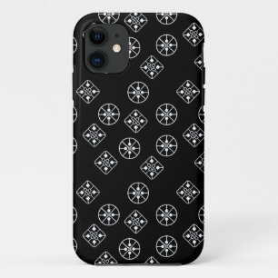 Case-Mate iPhone Case Flammes de neige modernes du milieu du siècle