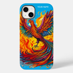 Coque Pour iPhone 14 Plus Flammes Phoenix de l'Imaginaire mignon