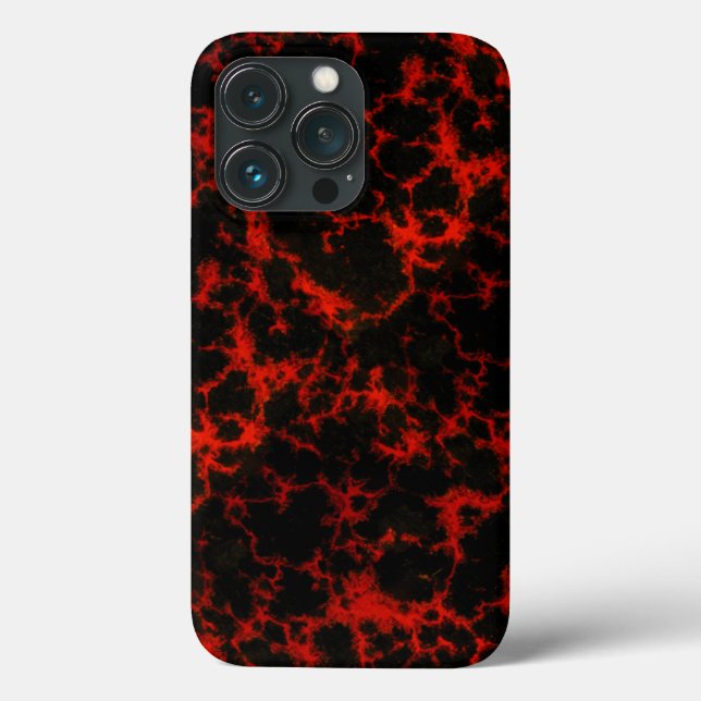 Coques Case-Mate iPhone Flammes rouges et noires de l'énergie (Verso)