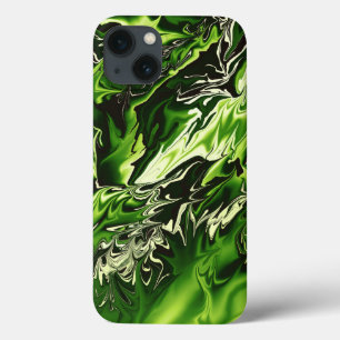 Coques Pour iPhone Flammes vertes