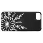 Flèche de neige noire et blanche