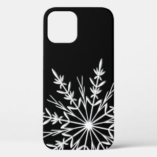 Coques Pour iPhone Flèche de neige noire et blanche