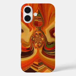 Coque Pour iPhone 16 Flèches Abstraites avec Teardrop Center Art Print