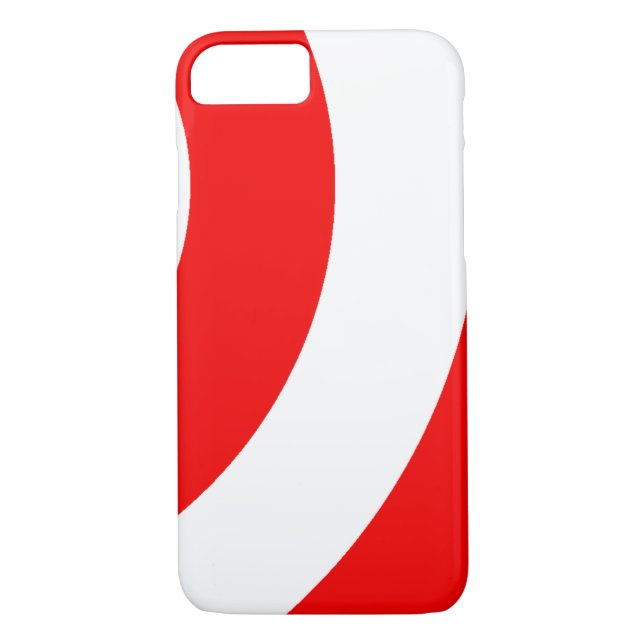 Coques Case-Mate iPhone Flèches rouges et blanches (Dos)