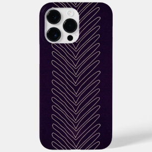 Coque Pour Pour iPhone 14 Pro Max Flèches Tribales Africaines Profondes Et Violettes