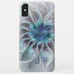 Case-Mate iPhone Case Fleur Abstraite Fractale Moderne Avec Monogramme B
