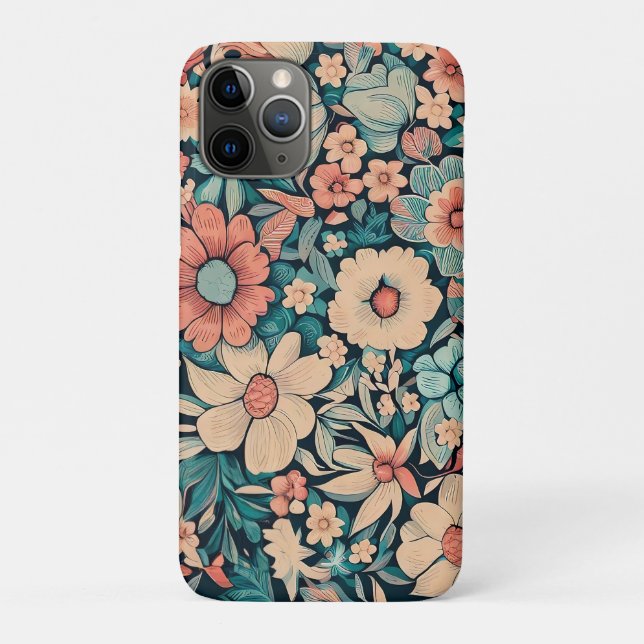 Coques Case-Mate iPhone Fleur bohème (Dos)
