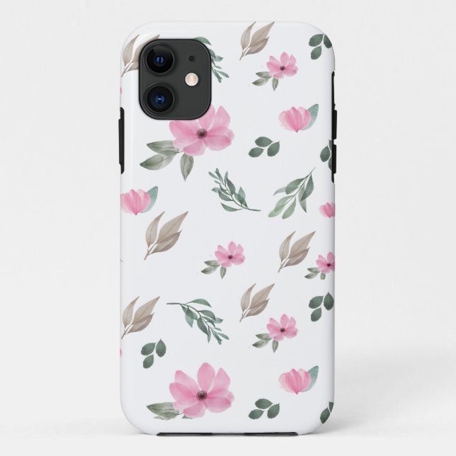 Coques Case-Mate iPhone Fleur botanique vintage (Dos)