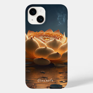 Coque Pour iPhone 14 Fleur Chic Lotus