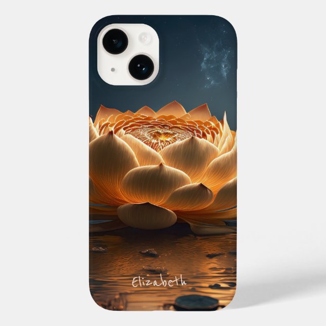 Coques Case-Mate iPhone Fleur Chic Lotus (Verso)