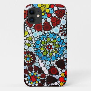 Case-Mate iPhone Case Fleur colorée Cercles de mosaïque Bulles Design
