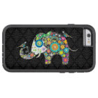 Fleur colorée Retro Eléphant & Oiseaux