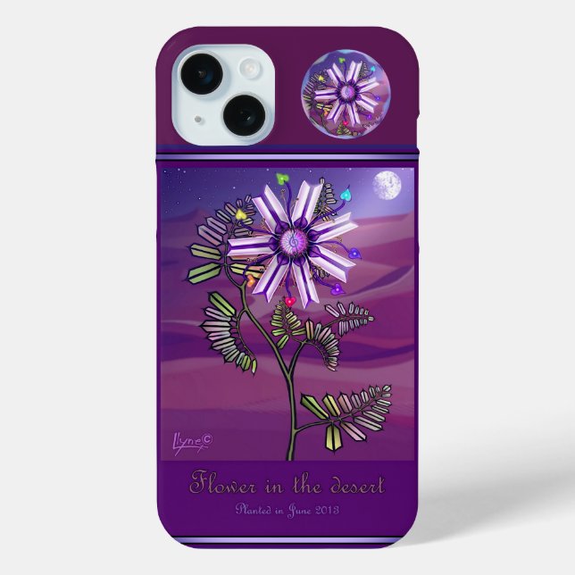 Coques Case-Mate iPhone Fleur dans le désert (Verso)