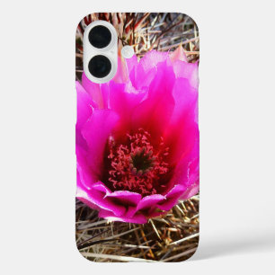 Coque Pour iPhone 16 Fleur de Cactus en Fleur (Figue de Barbarie)