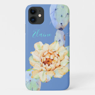 Case-Mate iPhone Case Fleur de cactus fleur désert aquarelle pêche viole