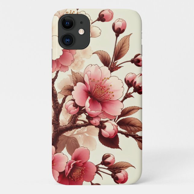 Coques Case-Mate iPhone Fleur de Cerisier (Dos)