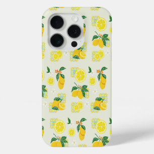 Coque iPhone 15 Pro Fleur de Citron