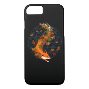 Case-Mate iPhone Case Fleur de Fox d'aquarelle d'animal d'esprit de la