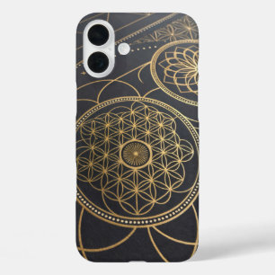 Coques iPhone 16 Plus Fleur de la vie Mystère spirale