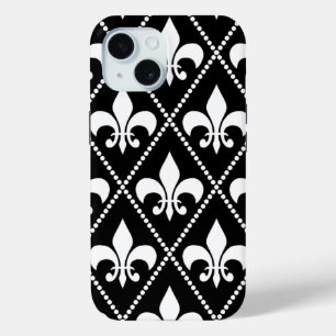 Coque Pour iPhone 15 Fleur de Lis