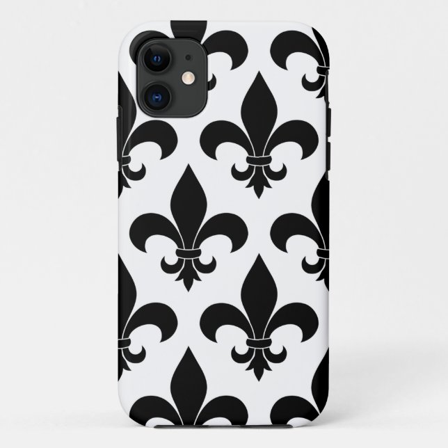 Coques Case-Mate iPhone Fleur de lis Motif Classic (Dos)