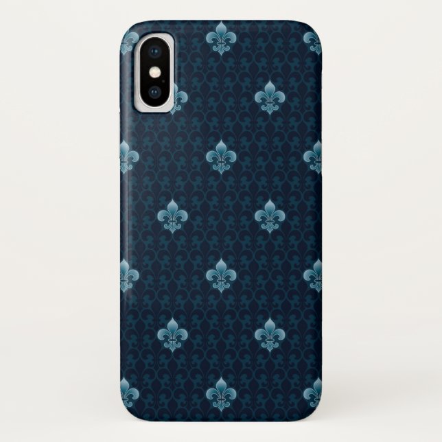 Coques Case-Mate iPhone Fleur De Lis Pattern (Dos)