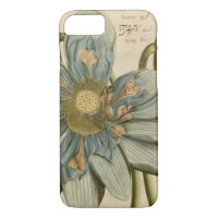 Fleur de Lotus Bleu sur Arrière - plan Tan avec éc