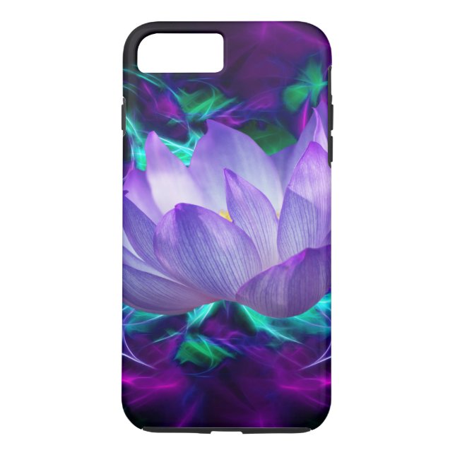 Coques Case-Mate iPhone Fleur de lotus pourpre et sa signification (Dos)