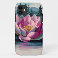 Fleur de Lotus rose vintage