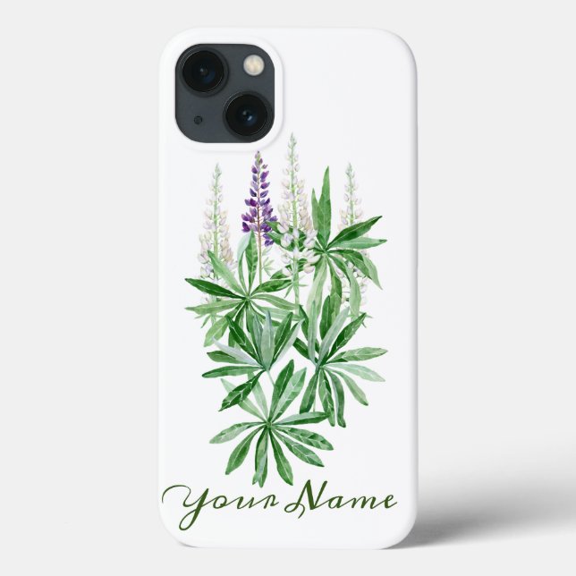 Coques Case-Mate iPhone Fleur de lupin  (Verso)