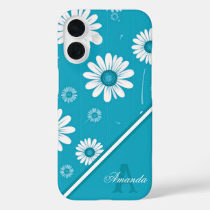 Coque Pour iPhone 16 Fleur de marguerite : motif floral minimaliste