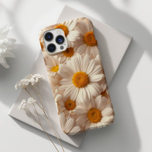 Coque Pour Pour iPhone 14 Pro Max Fleur de marguerite Pressée