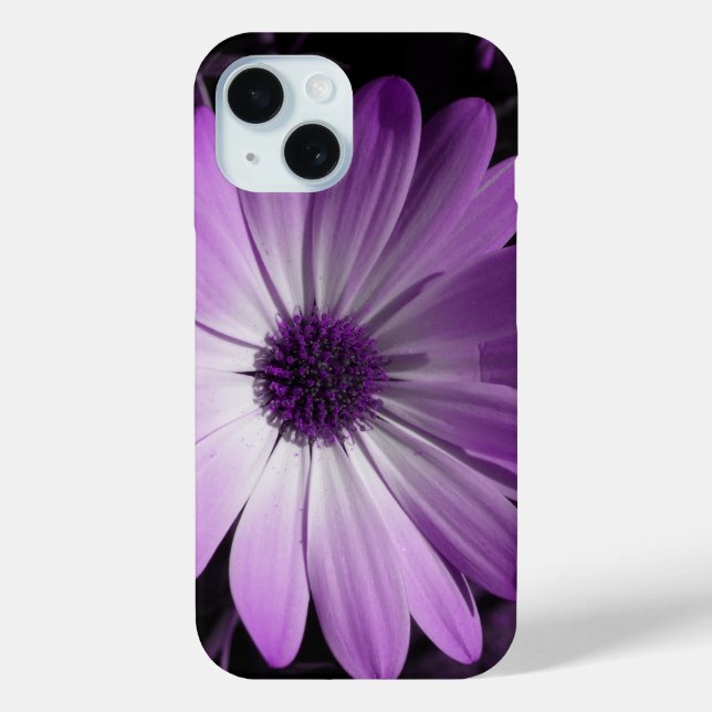 Coques Case-Mate iPhone Fleur de Marguerite Violette (Verso)