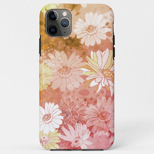 Coques Case-Mate iPhone Fleur de printemps de Boho (Dos)