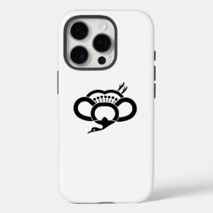 Coques iPhone 16 Pro Fleur de prune en forme de grue ombragée