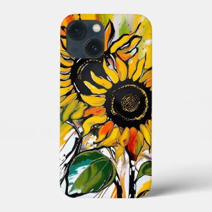 Case-Mate iPhone Case Fleur de tournesol Art Abstrait Floral coloré