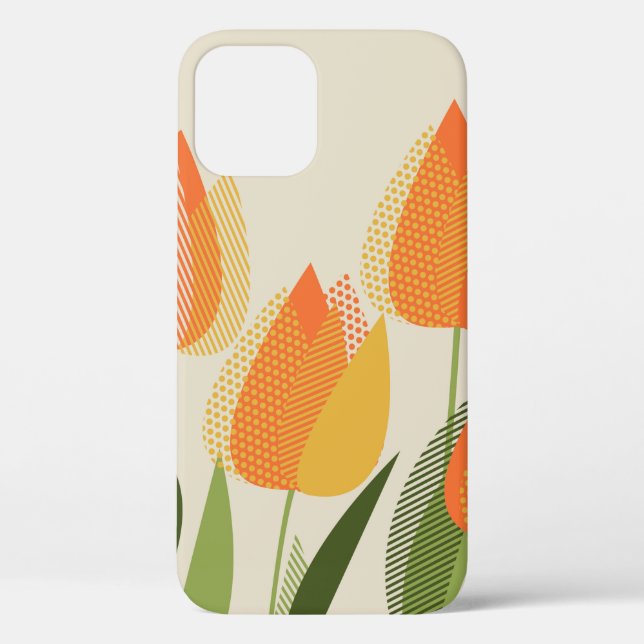 Coques Case-Mate iPhone Fleur de tulipe jaune (Verso)