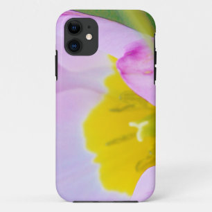 Coque iPhone 11 fleur de tulipe violet clair en arrière - plan ver