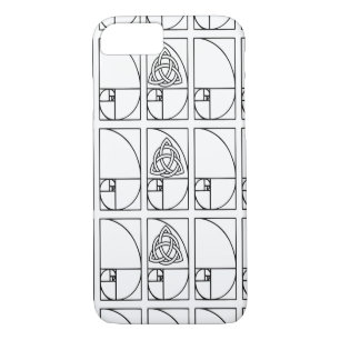 Coque iPhone 7 Fleur de vie géométrie sacrée triskelion