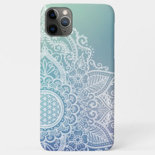 Case-Mate iPhone Case Fleur de vie Mandala pastel bleu