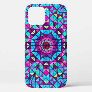 Case-Mate iPhone Case Fleur décorative numérique colorée Abstraite. Géan