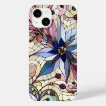 Fleur en vitrail