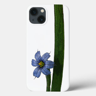Case-Mate iPhone Case Fleur et feuille d'herbe aux yeux bleus