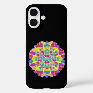 Coque Pour iPhone 16 Fleur étoile